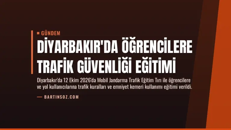 Diyarbakır’da Öğrencilere Trafik Güvenliği Eğitimi