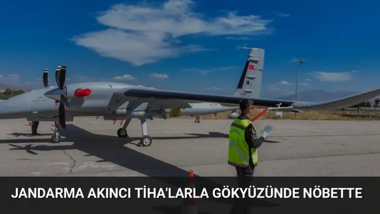 Jandarma AKINCI TİHA'larla Gökyüzünde Nöbette