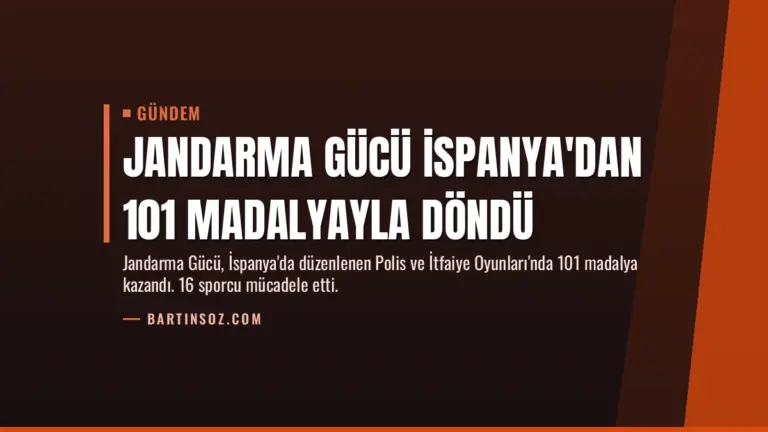 Jandarma Gücü İspanya'dan 101 Madalyayla Döndü