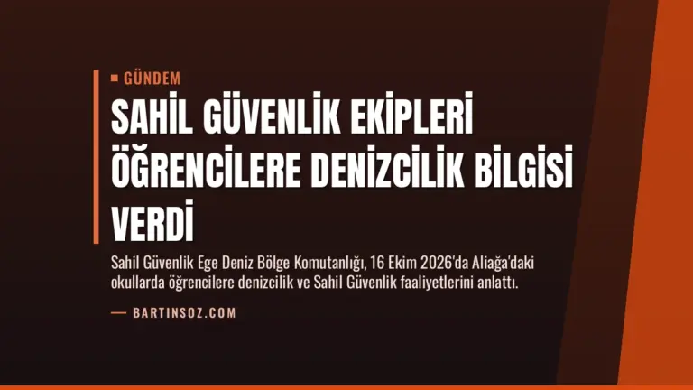 Sahil Güvenlik Ekipleri Öğrencilere Denizcilik Bilgisi Verdi