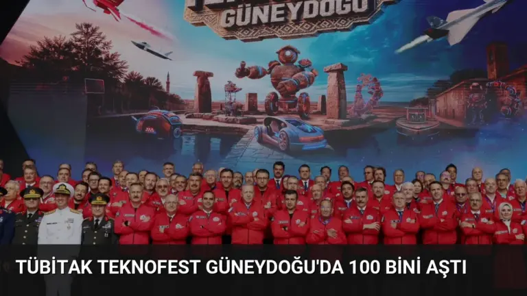 TÜBİTAK TEKNOFEST Güneydoğu’da 100 Bini Aştı