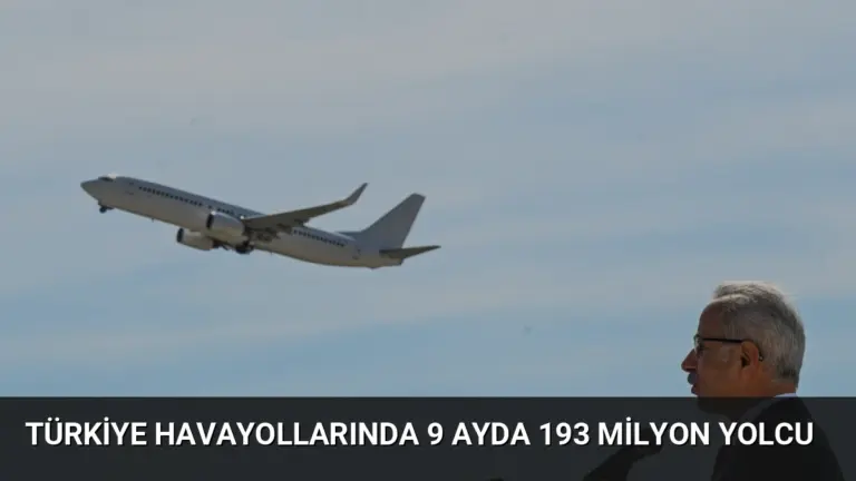 Türkiye Havayollarında 9 Ayda 193 Milyon Yolcu