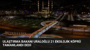 Ulaştırma Bakanı Uraloğlu 21 Ekolojik Köprü Tamamlandı Dedi
