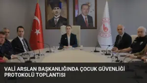 Vali Arslan Başkanlığında Çocuk Güvenliği Protokolü Toplantısı